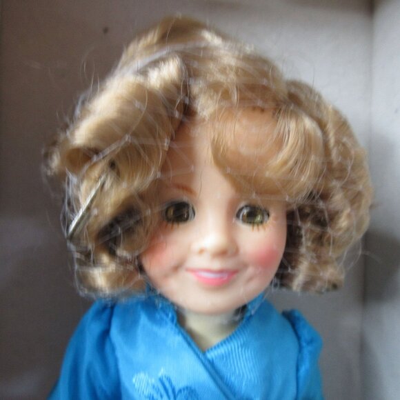 Ideal Shirley Temple Doll w/ Blue &amp; Black Oriental Style Clothes Original Bo - Picture 4 of 8